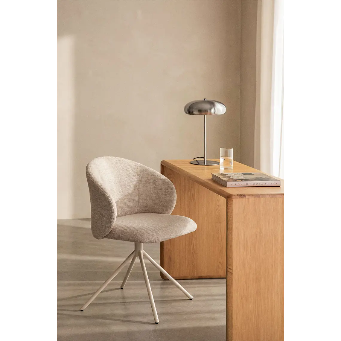 Silla de escritorio giratoria tapizada 15
