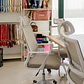 Silla de oficina con ruedas y reposabrazos en polipropileno - Miniatura 14