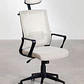 Silla de oficina con ruedas y reposacabezas en polipropileno Teill - Miniatura 4