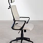 Silla de oficina con ruedas y reposacabezas en polipropileno Teill - Miniatura 5