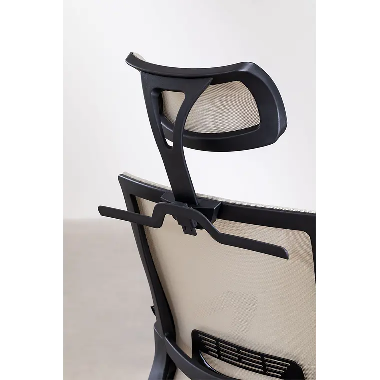 Silla de oficina con ruedas y reposacabezas en polipropileno Teill 8