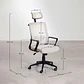 Silla de oficina con ruedas y reposacabezas en polipropileno Teill - Miniatura 12