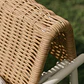 Sillón de jardín con reposabrazos en aluminio y ratán sintético Vareva - Miniatura 2