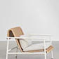 Sillón de jardín con reposabrazos en aluminio y ratán sintético Vareva - Miniatura 5