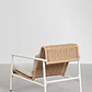 Sillón de jardín con reposabrazos en aluminio y ratán sintético Vareva - Miniatura 6