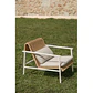 Sillón de jardín con reposabrazos en aluminio y ratán sintético Vareva - Miniatura 11