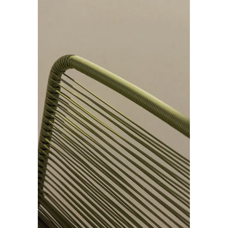 Sillón de jardín en acero y ratán sintético Mareva 2