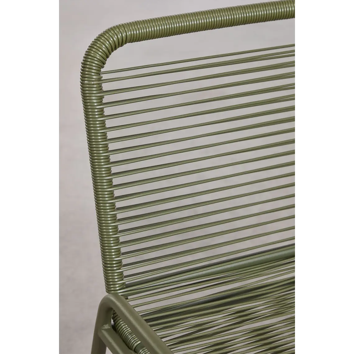 Sillón de jardín en acero y ratán sintético Mareva 6