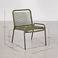 Sillón de jardín en acero y ratán sintético Mareva - Miniatura 9