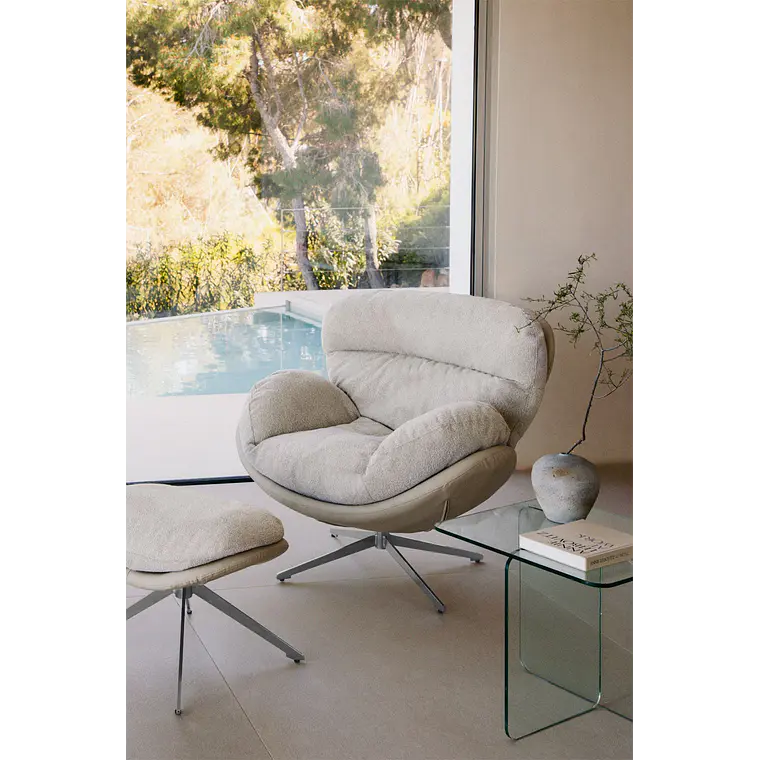Ornor · Sillón tapizado de 100 cm 1