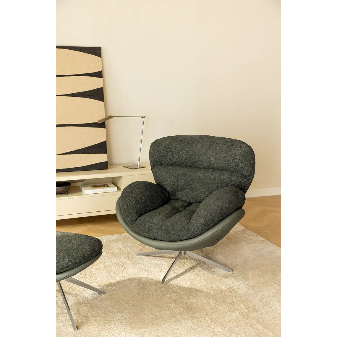 Ornor · Sillón tapizado de 100 cm 2