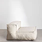 Saara · Sillón tapizado de 105 cm - Miniatura 3