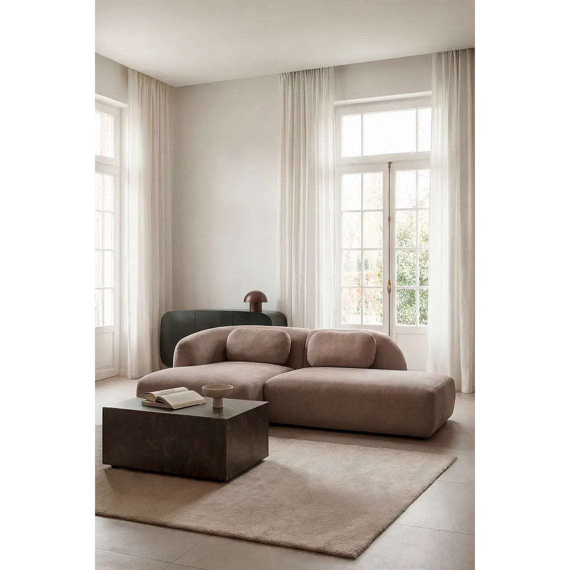 Arela · Sofá tapizado de 240 cm 2