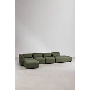 Aueva · Sofá tapizado de 398 cm