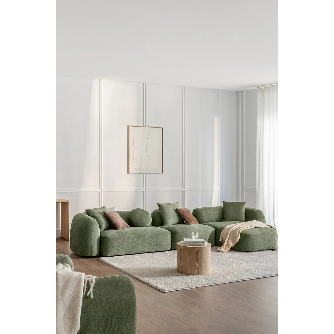 Avelvia · Sofá tapizado de 385 cm 3