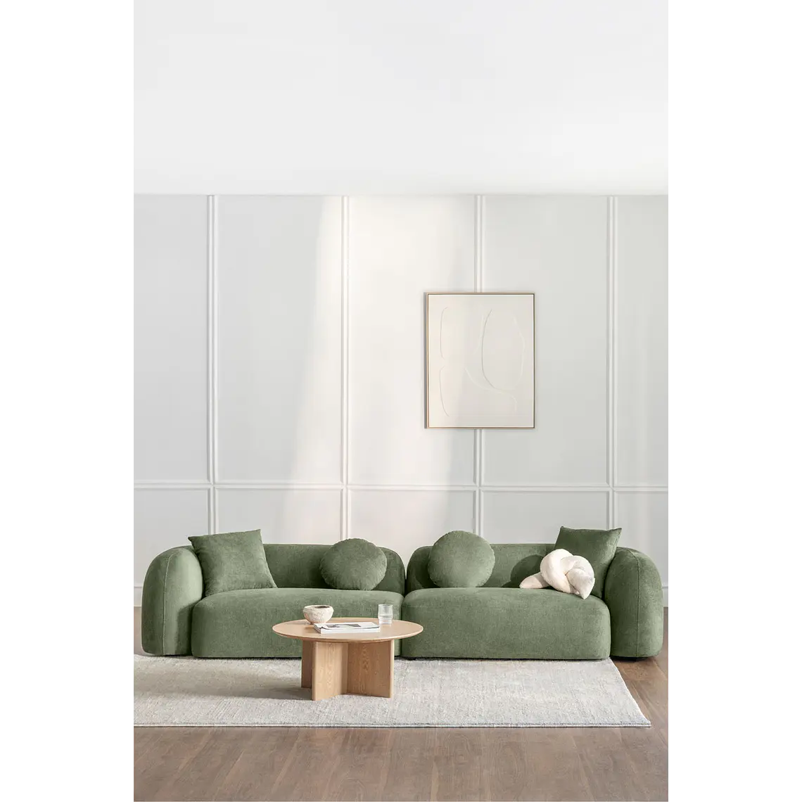 Elilia · Sofá tapizado de 320 cm 3