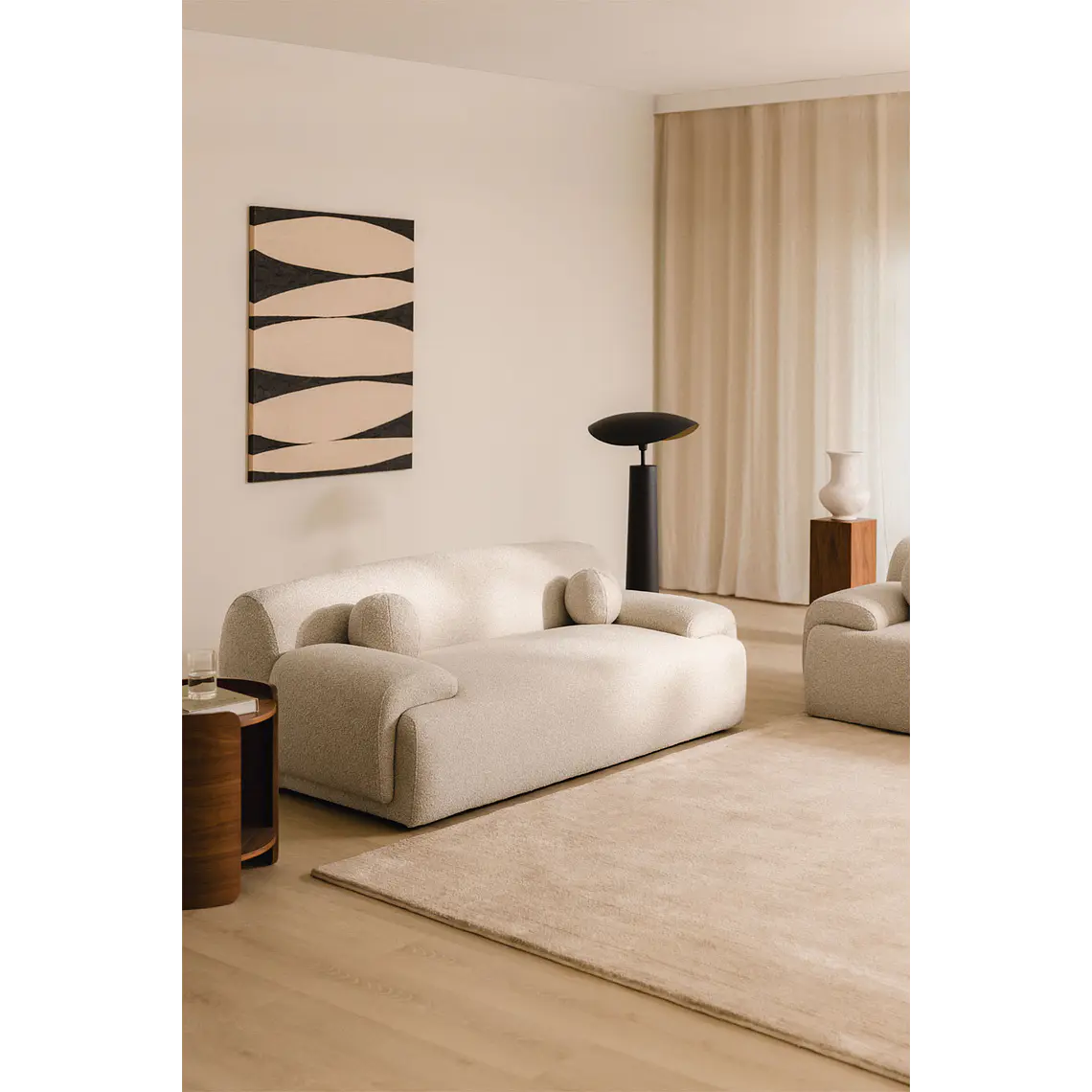 Evolia · Sofá tapizado de 188 cm 3