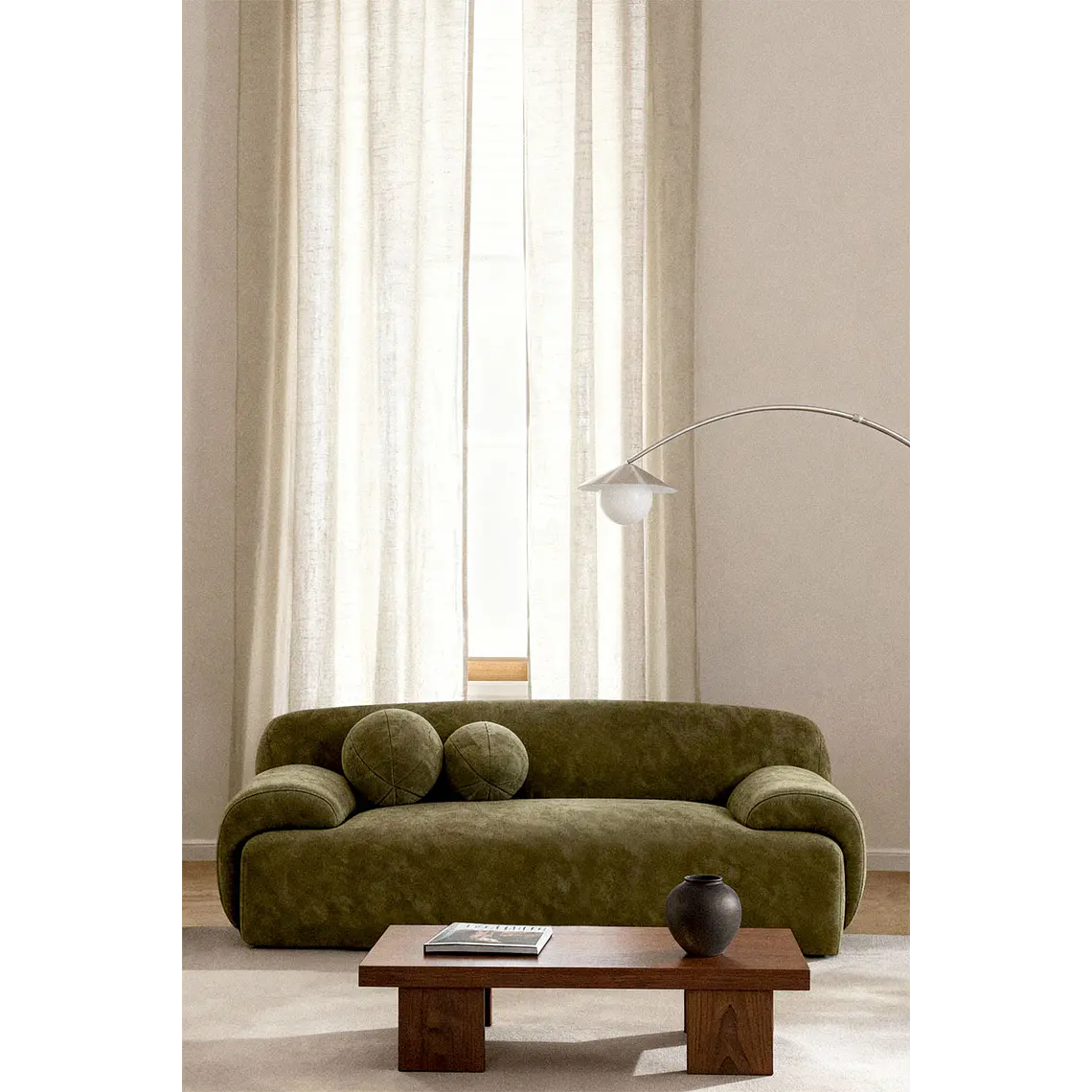 Evolia · Sofá tapizado de 188 cm 4