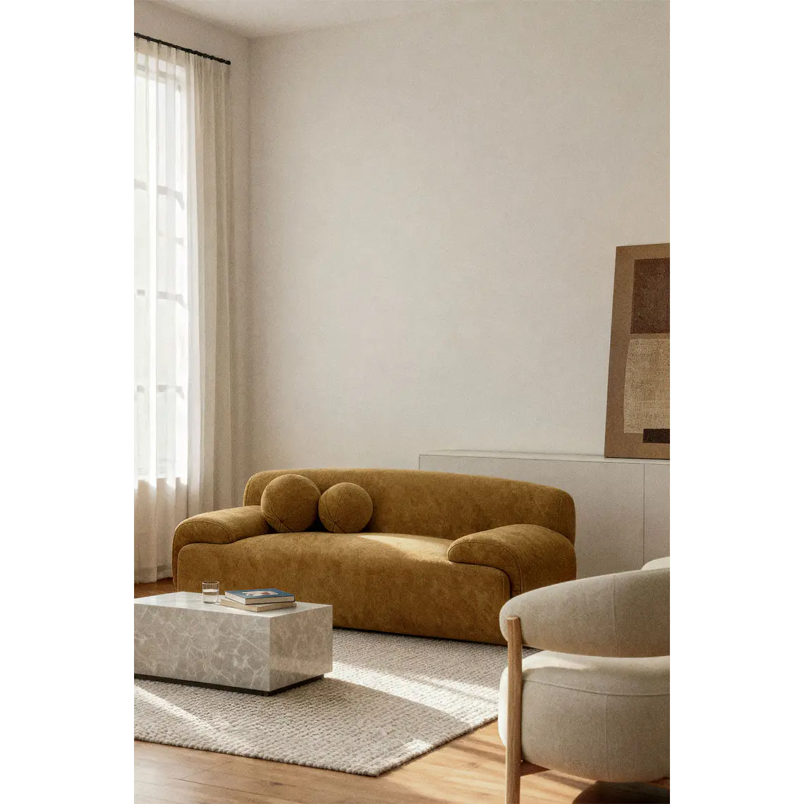 Evolia · Sofá tapizado de 188 cm 5
