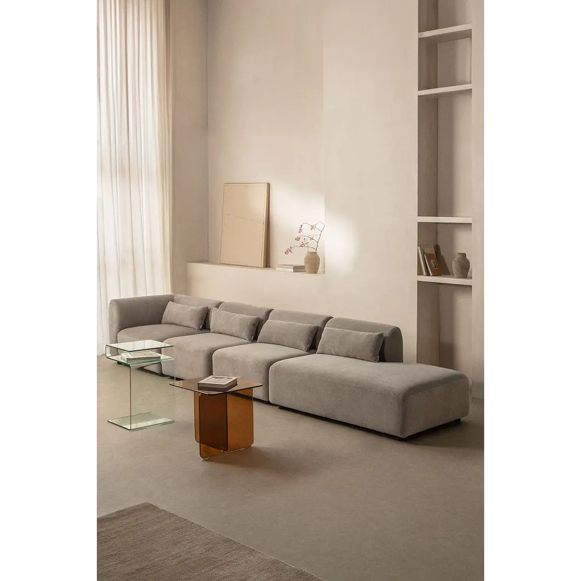 Evosel · Sofá tapizado de 398 cm 4