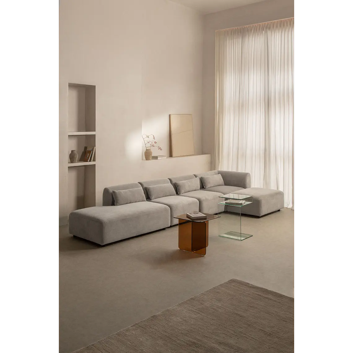 Lioena · Sofá tapizado de 398 cm 5
