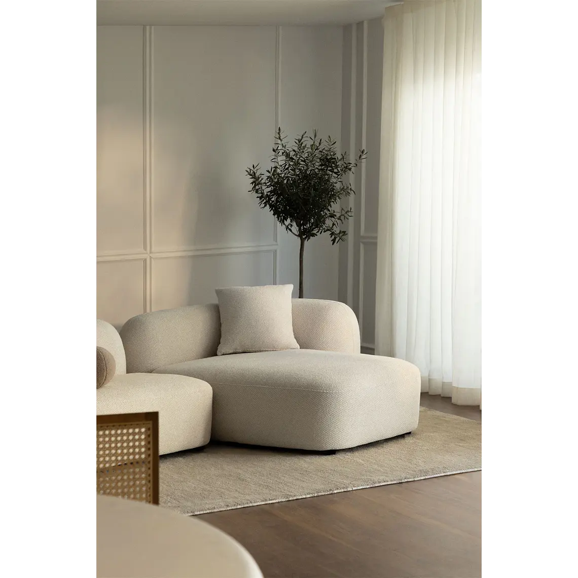 Mirarin · Sofá tapizado de 129 cm 2