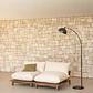 Sofá modular reclinable de jardín de 2 piezas en madera de acacia Joria - Miniatura 1