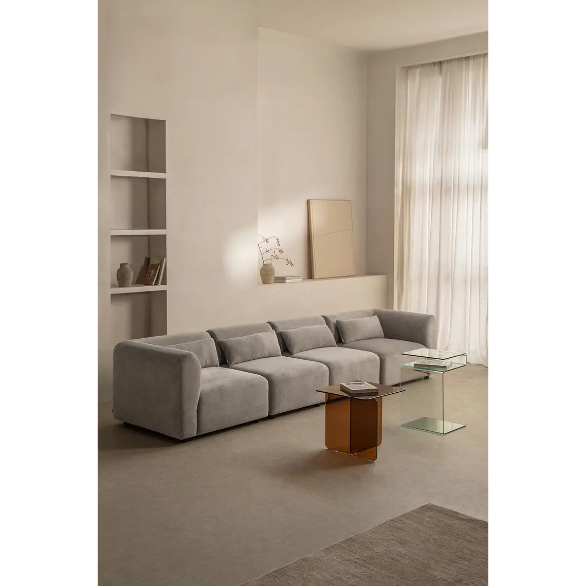 Naela · Sofá tapizado de 350 cm 5