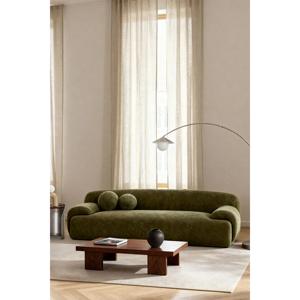 Norin · Sofá tapizado de 230 cm 2