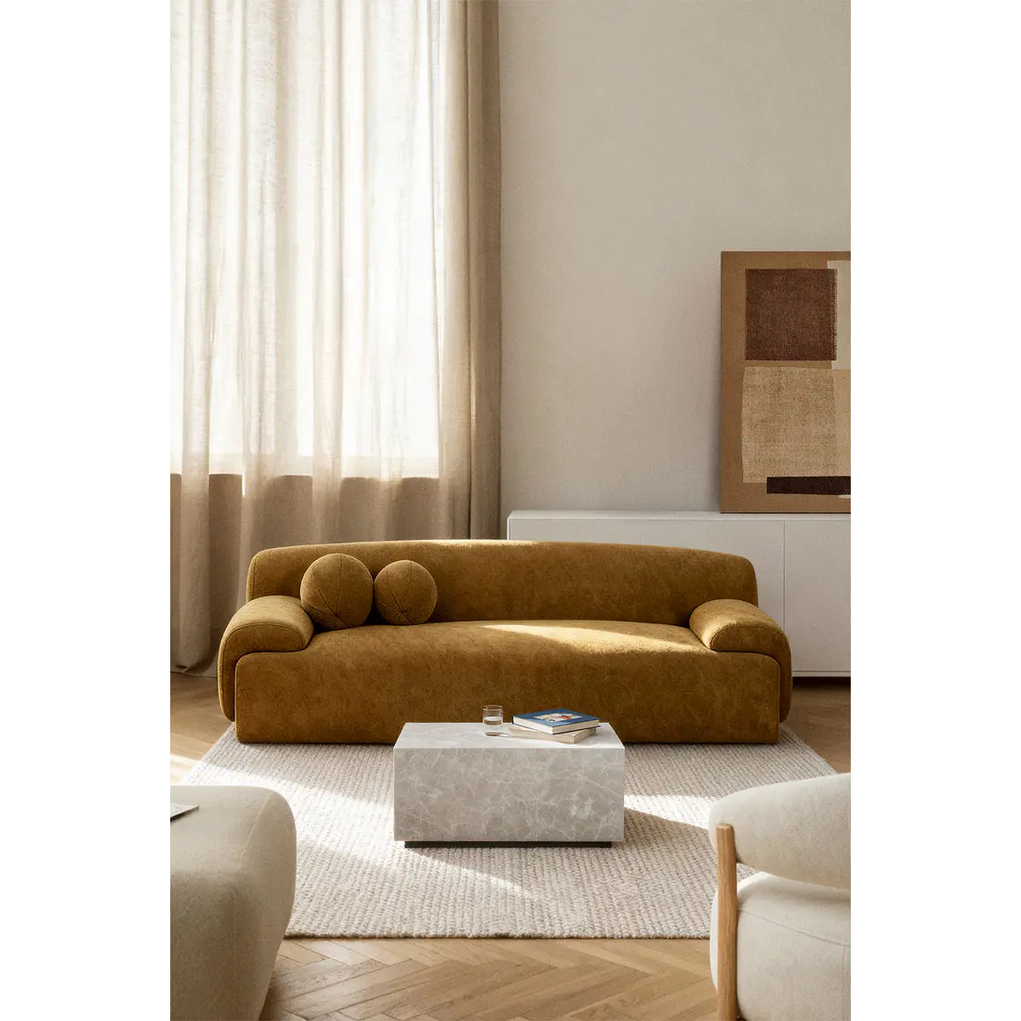 Norin · Sofá tapizado de 230 cm 3