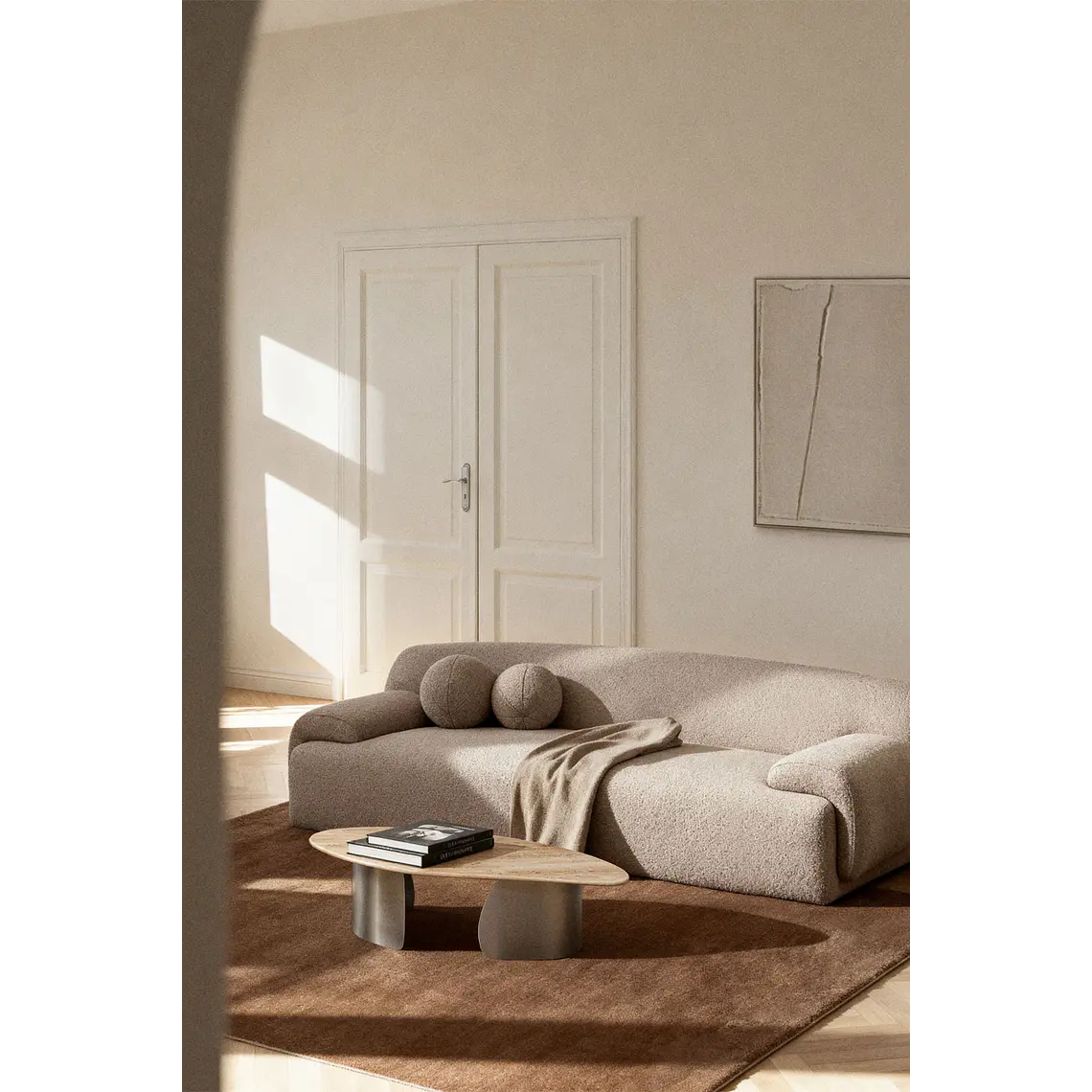 Norin · Sofá tapizado de 230 cm 6