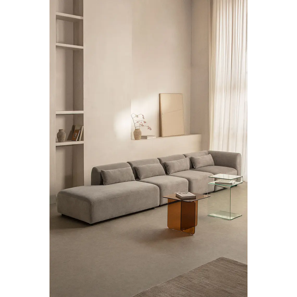 Onaion · Sofá tapizado de 398 cm 4