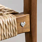 Taburete alto Caelena en madera de teca - Miniatura 8