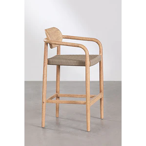 Taburete alto Nivena en madera