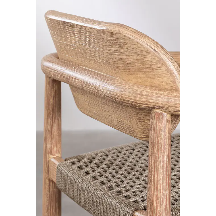 Taburete alto Nivena en madera 4