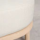 Tumbona doble con cojines en madera de acacia y cuerda trenzada Orlora - Miniatura 7