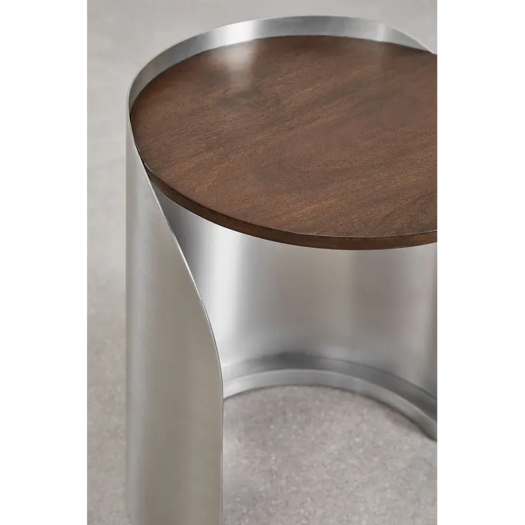 Velador Isela en madera de mango 8