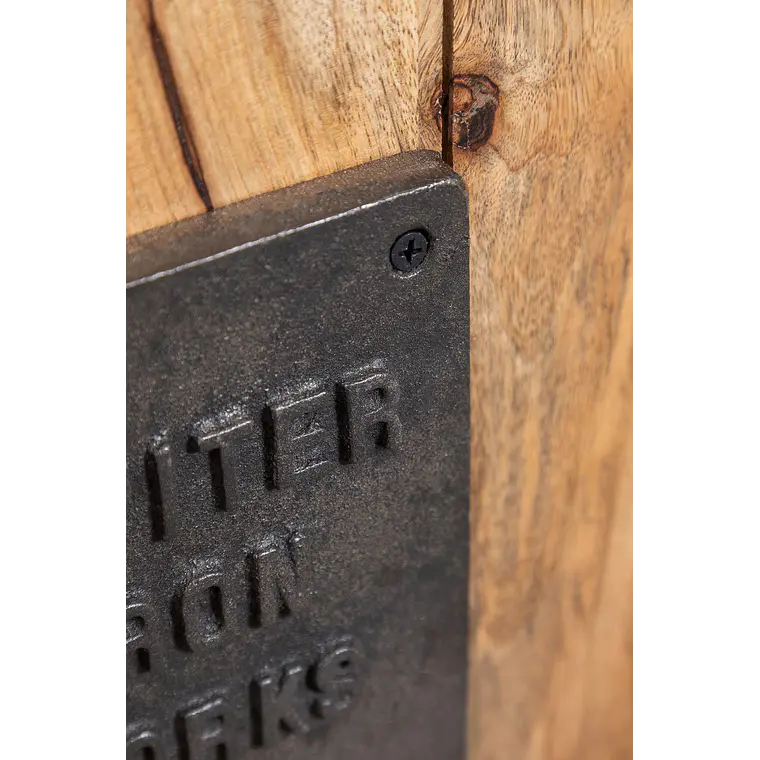 Vitrina Nivien en madera de mango 7