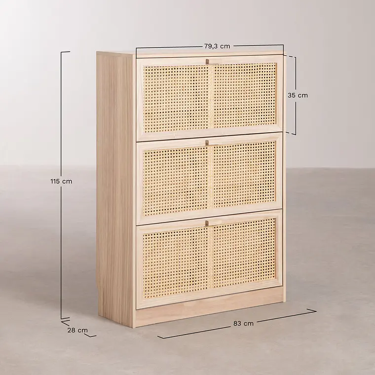 Zapatero Avera en madera 10
