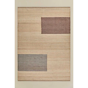 Alfombra de exterior rectangular en yute y algodón Fiorena