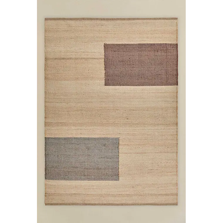 Alfombra de exterior rectangular en yute y algodón Fiorena 2