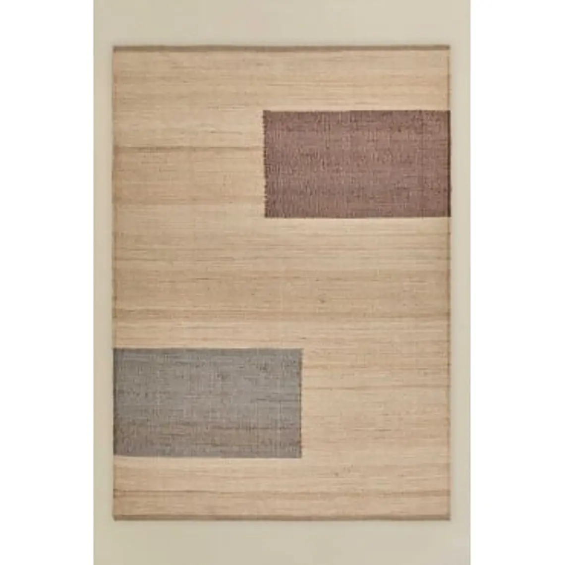 Alfombra de exterior rectangular en yute y algodón Fiorena 5