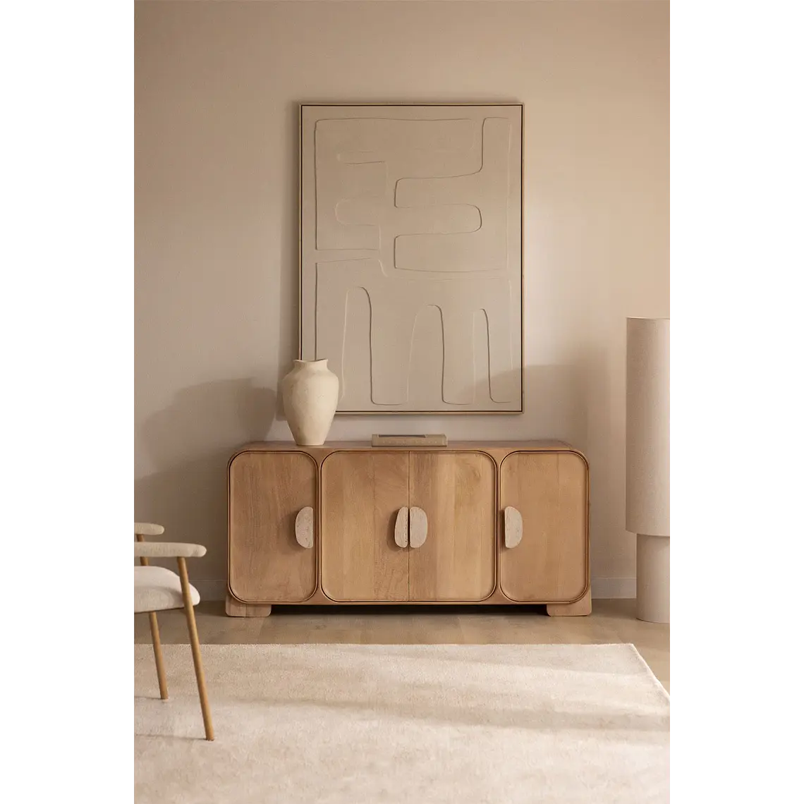 Aparador Lysira en madera de mango 2