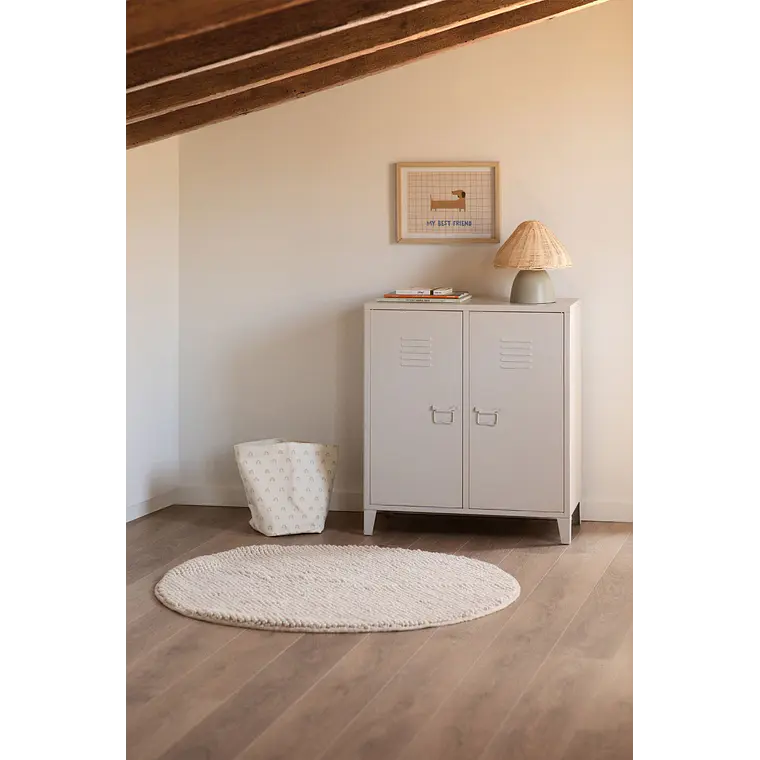 Aparador taquilla 80x40 cm de 2 puertas en acero 14