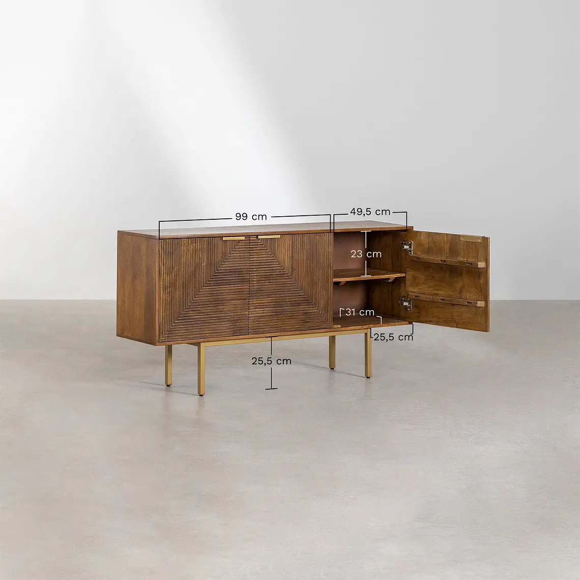 Aparador Ulenia en madera de mango 12