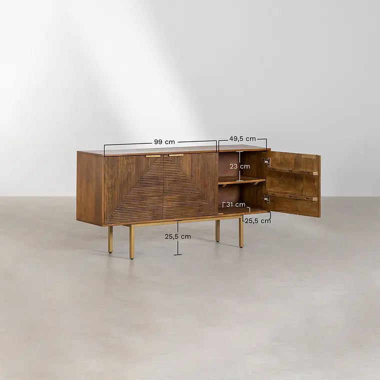 Aparador Ulenia en madera de mango 12