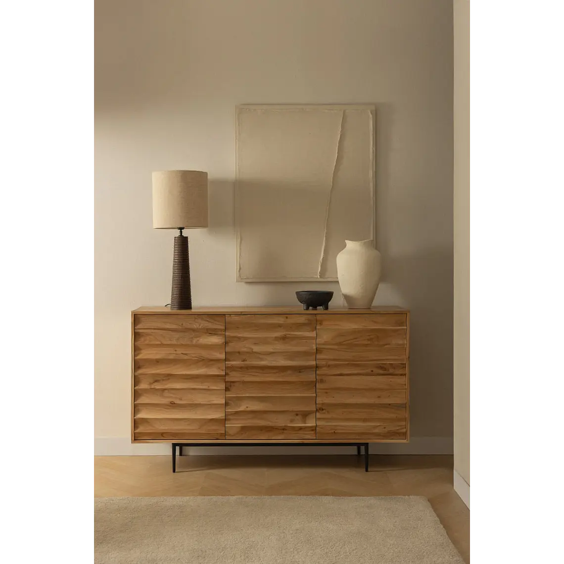 Aparador Ylenora en madera de acacia 1
