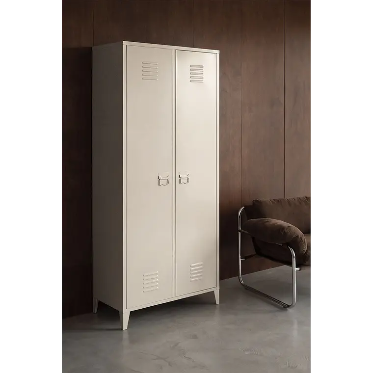 Armario taquilla de 2 puertas en acero 1