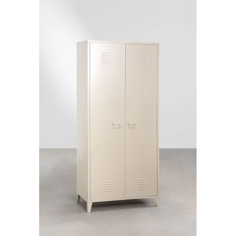 Armario taquilla de 2 puertas en acero 3