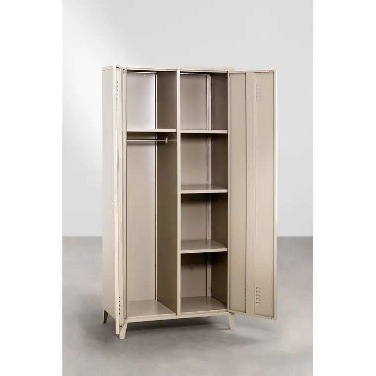 Armario taquilla de 2 puertas en acero 4